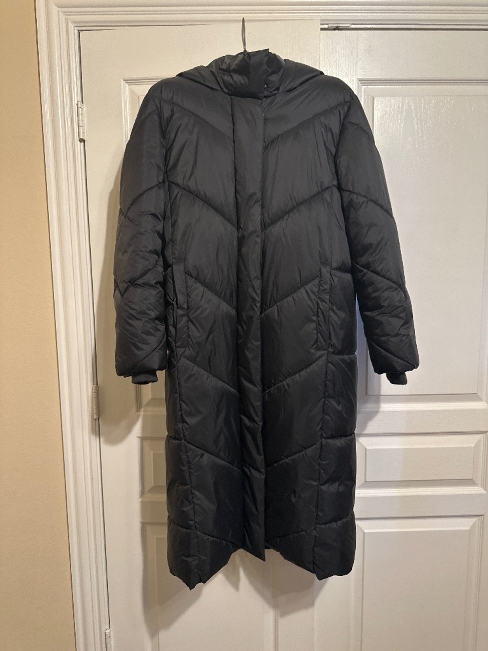 Banana Republic Long Hooded Puffer Coat